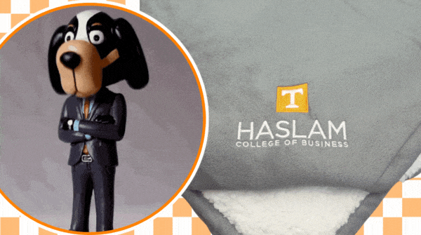 Business Smokey Bobblehead and Haslam Blanket